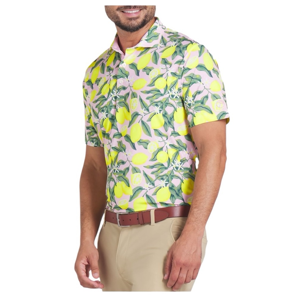 NWT Puma X AP Lemon Branch polo pale pink